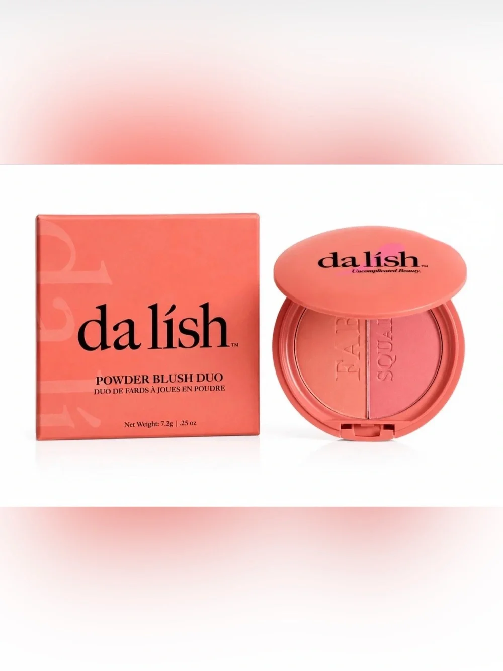 da lish  Powder Blush Duo in Shade Rose all Day NIB